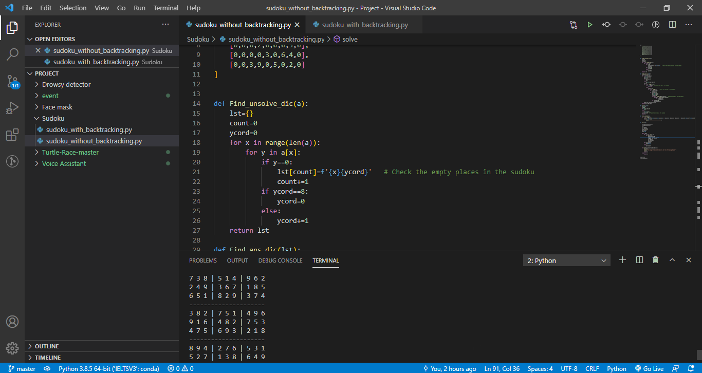 Sudoku solver